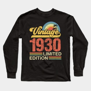 Retro vintage 1930 limited edition Long Sleeve T-Shirt